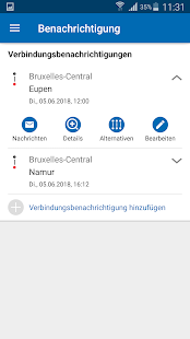 SNCB National: Fahrpläne/Fahrkarte in Belgien Screenshot