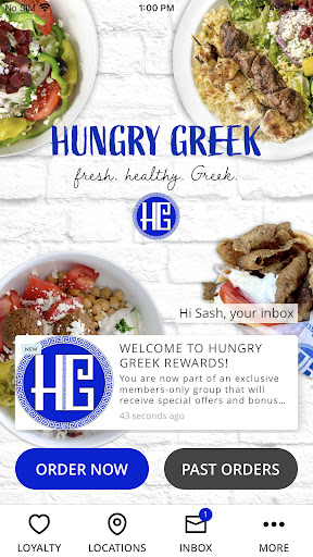 Android application Hungry Greek screenshort
