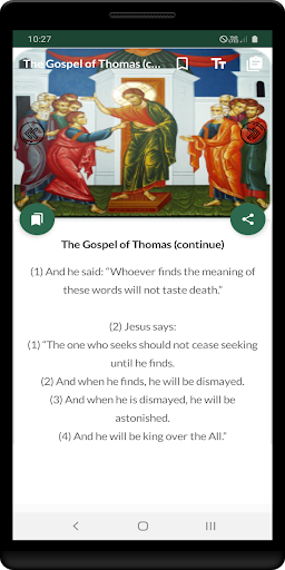 Coptic gospel of thomas Screen 3