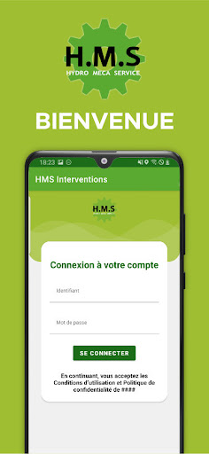 Android application HMS Interventions screenshort