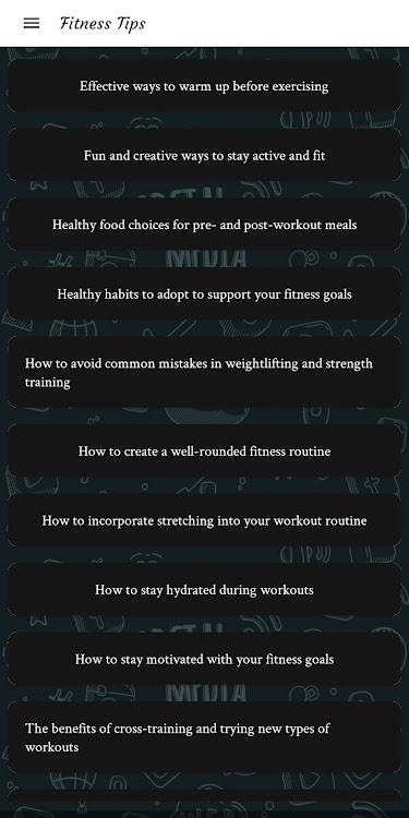 Fitness Tips - 1.2 - (Android)