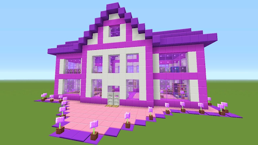 Pink houses for minecraft Screen 2