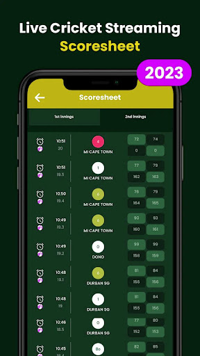 Live Cricket Score Screen 2