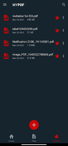 Android application MYPDF -Viewer/JPG to PDF maker screenshort
