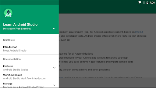 Screenshot of Learn Android Studio Offline