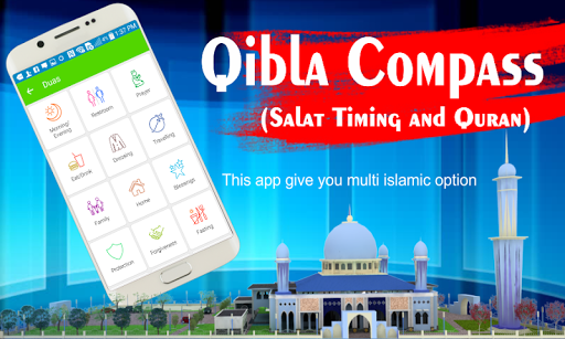 Qibla CompassQuran and Salat timings