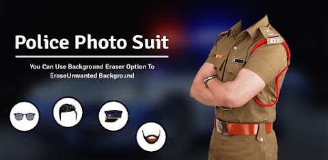 Police Photo Suit for Mens and Womens Photo Editorのおすすめ画像1