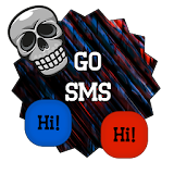 GO SMS THEME - Skull Freak 2 icon