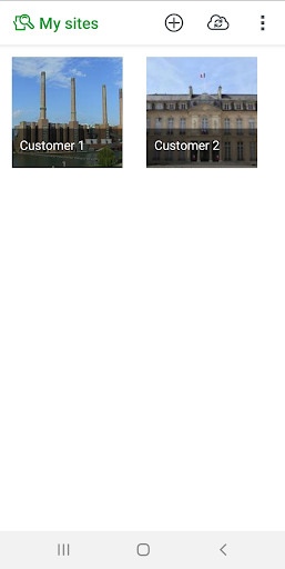 Android application IB2Diag screenshort