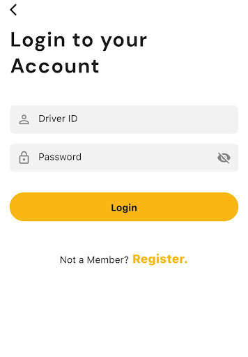 Android application Giro Kab - Driver screenshort