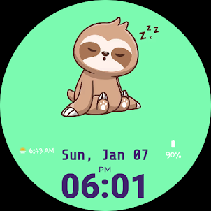 Sloth Watch Face