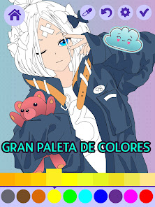 Captura de Pantalla 1 Libro para colorear anime android