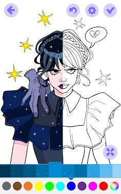 Girl's Creepy Coloring Book - Screenshot 3