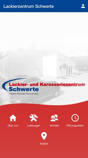 Android application Lackierzentrum Schwerte screenshort