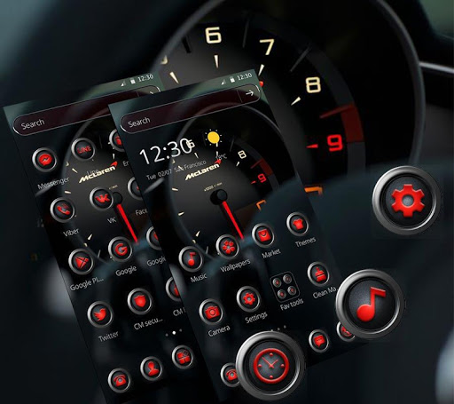 Speedy Car Speedometer Theme