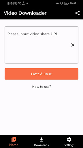 Android application Video Downloader No Watermark screenshort