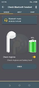 Test bluetooth headset Screenshot