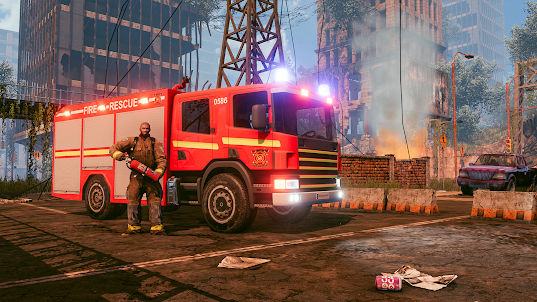 消防車緊急本部レスキューディスパッチャー：911消防士ゲーム