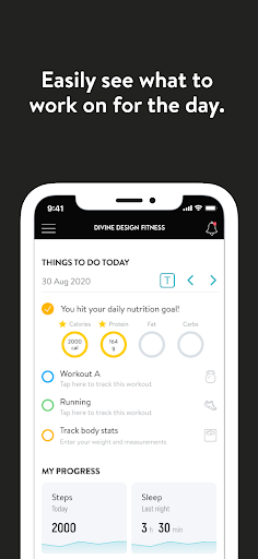 Divine Design Fitness Screen 2