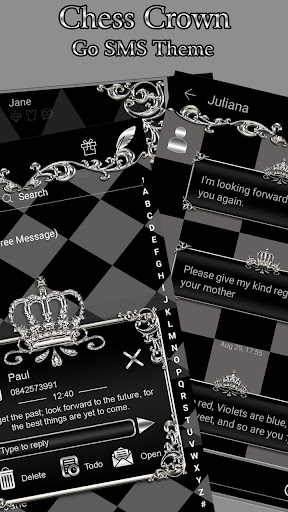 Chess Crown GO SMS theme