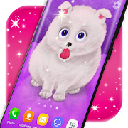 Cute Puppy Live Wallpaper 🐶 Pomeranian Wallpapers 6.9.2 Icon