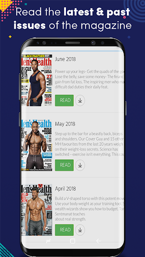 Android application Men's Health South Africa screenshort