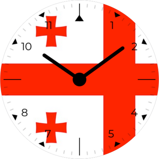 Android application Georgia Analog Watch Face screenshort