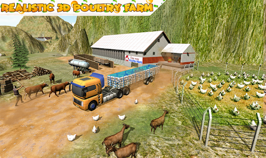 Poultry Farming  Transport Truck Driver 20 Screenshot