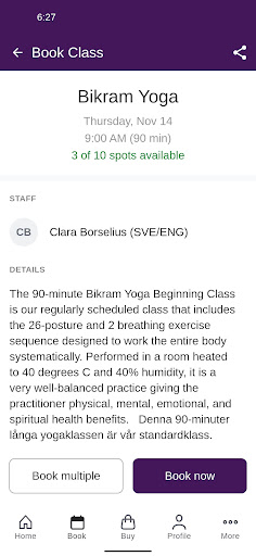 Hot Yoga West Screenshot 3 - AppWisp.com