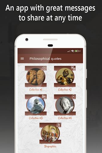 Android application philosophical quotes, proverbs screenshort