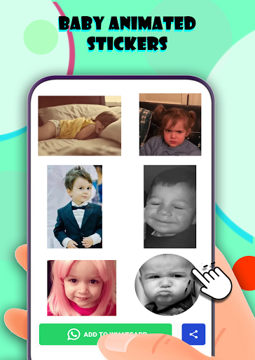Funny Animated babies Stickers for WhatsApp 2021