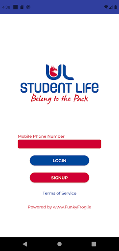Android application UL Student Life screenshort