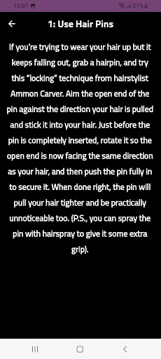 How to style my hair