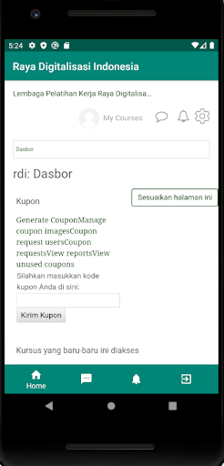 Android application Raya Digitalisasi Indonesia screenshort