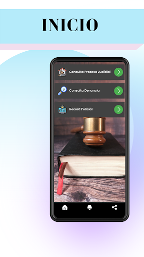 Android application Procesos Judiciales screenshort