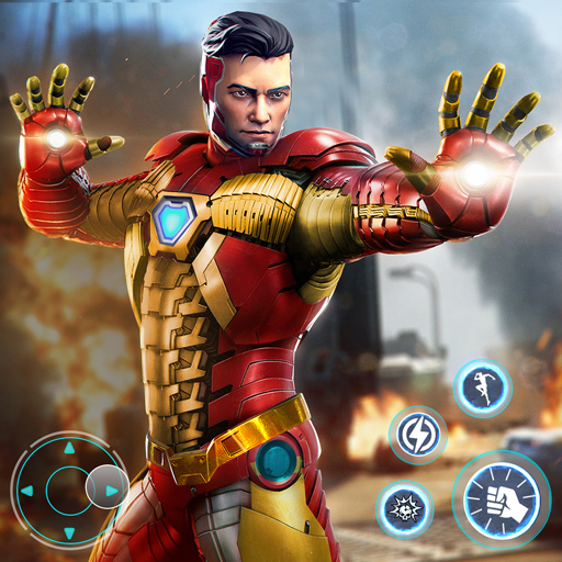 Iron Hero Superhero Robot Game