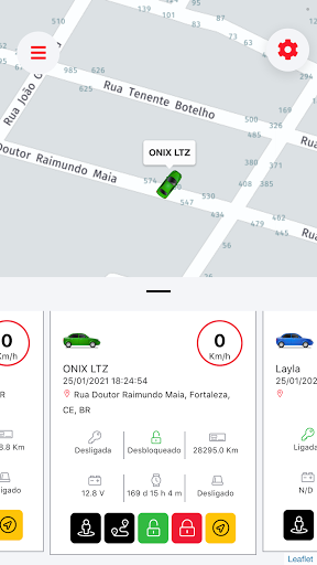 Android application Líder GPS screenshort