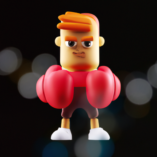 Power Man 3D - Fight and Box! logo