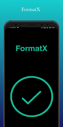 Android application FormatX screenshort