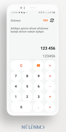 Calculatrice Fongbe Screen 3