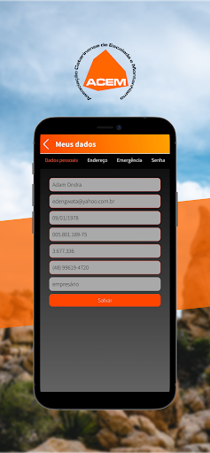 Android application ACEM screenshort