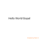 Hello World Gopal icon
