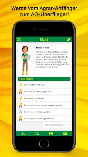 Android application AgrarQuiz screenshort