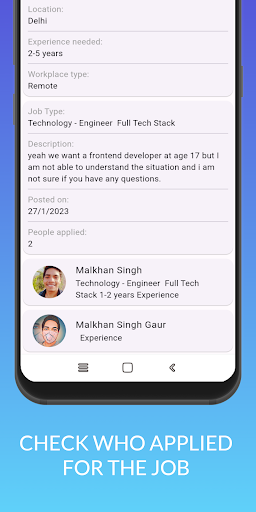 JobGaver Screen 3