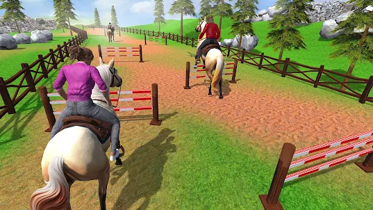 Fazenda virtual de cavalos