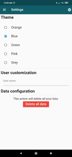 PocketList Screen 3