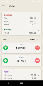Wallet – cost accounting v1.18.0 [Premium] [Mod]