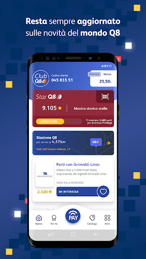 Android application Club Q8 screenshort