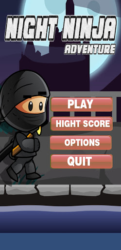Android application Night Ninja Adventure screenshort