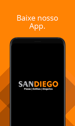 Android application San Diego Pizzaria screenshort
